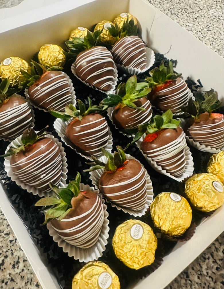 Docena Fresas con Chocolate